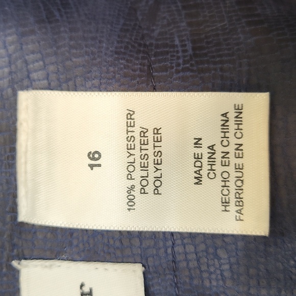 Alfred Dunner Embossed Faux Leather Embellished Jacket - Picture 12 of 12